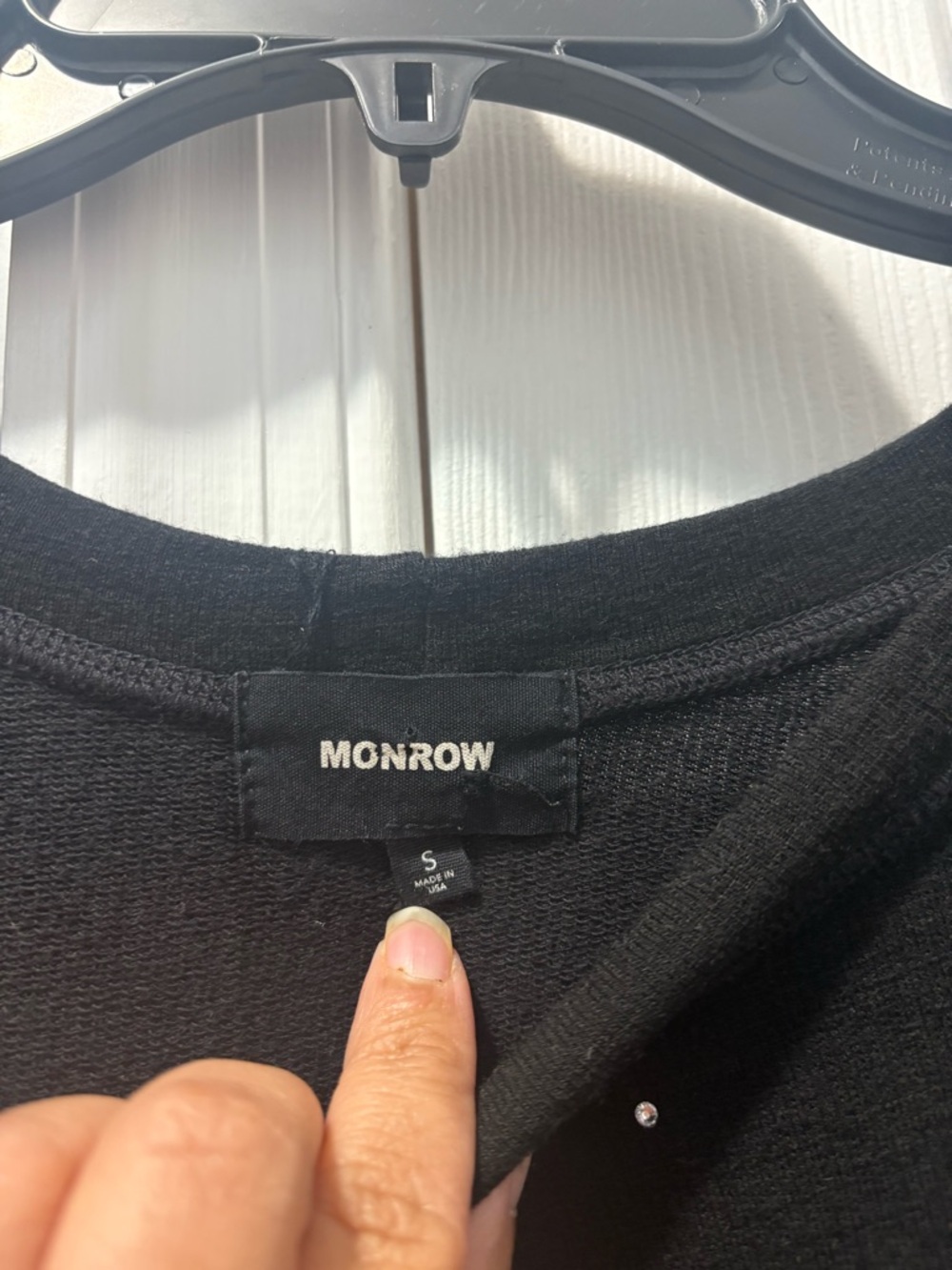 Monrow Embellished Vintage Raglan Size Small - Picture 5 of 5